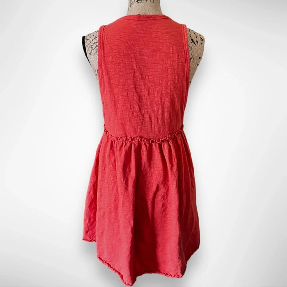 FOREVER 21 Women's Rust/Orange Sleeveless Skater Mini Dress Medium | EUC - Picture 3 of 8